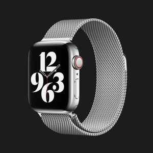 Apple©️ 44mm Silver SS Milanese Loop Band